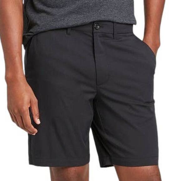 Men's 9" Inseam Tech Shorts, Size 38, Ebony - Goodfellow & Co - Picture 1 of 4